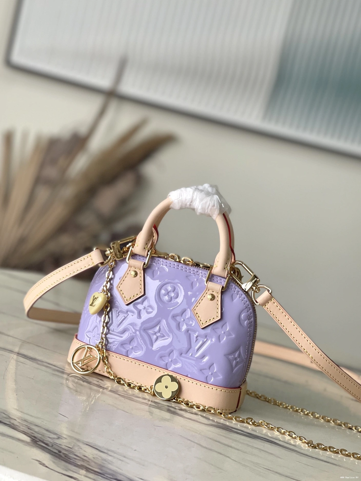 Aaa replica ru VUITTON Alma-18*12*8cm Nano LOUIS 0801